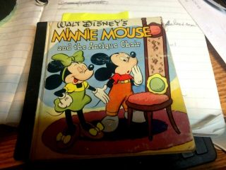Walt Disney’s Minnie Mouse And The Antique Chair By Walt Disney Productions.  1st