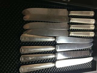 8 Dinner Knives Holmes & Edwards Century 1923 4 Hollow Handles And 4 Solid Handl