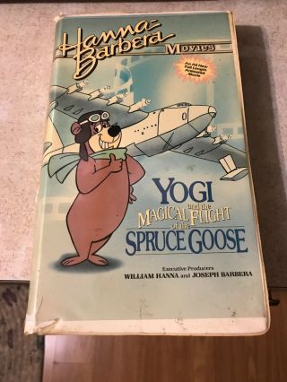 Yogi And The Magical Flight Of The Spruce Goose Rare & Oop Worldvision Video Vhs