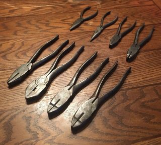 Old Vintage Antique Tools Pliers Cutters Nippers Mechanic Auto Machinist