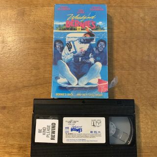 Weekend At Bernies Ii (vhs,  1993,  Closed Captioned) Rare Hard To Find Htf Oop