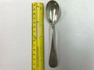 Antique Coin Silver Tea Spoons 16g