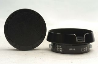 @ Ship In 24 Hours @ Rare @ Leica Leitz Lens Hood 12585 For M 35mm & 50mm Lens