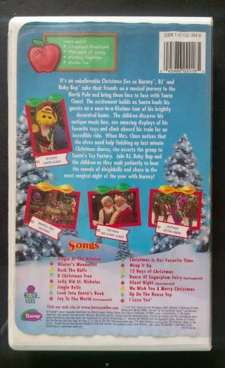 Barney ' s Night Before Christmas (VHS,  2001) 100 Guaranteed Rare HTF 3