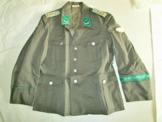 Vintage East German Military Air Force Officer Coat Uniform Jacket Nva M56 Rare