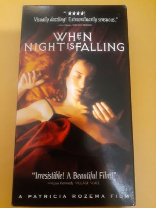When Night Is Falling Pascale Bussieres,  Rachael Crawford.  Vhs Rare