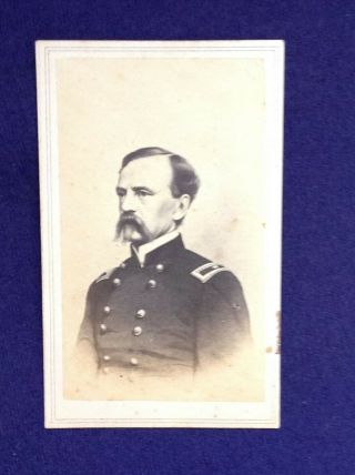 Rare Antique Cdv Photograph Civil War General Daniel E Sickles Gettysburg