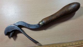 Vintage Tool Rare Cobbler’s Lasting Pliers Leather Grips G.  Barnsley George