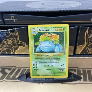 Venusaur 15/102 - 1999 Base Set Pokemon Card - Holo Rare - Lp