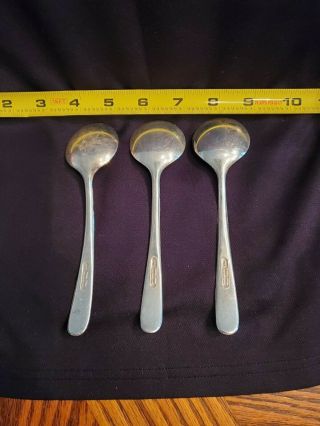 Vintage Silver Plated Soup Spoons - Made in Italy 2