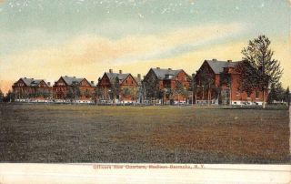 Madison Barracks York Officers Quarters Antique Postcard K45721