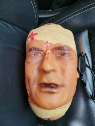 Vintage Rare Football Rubber Toy Face Western Indian Mad Ball ?