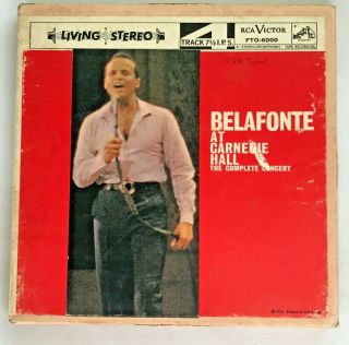 Rare 7 - 1/2ips Harry Belafonte At Carnegie Hall Complete Concert Reel Tape Gtd