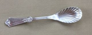Holmes Booth Haydens: Roman 1884: Sugar Shell Spoon: No Monogram