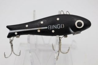Vintage Doug English Bingo “old English” Topwater “sox” Bingo Texas Fishing Lure