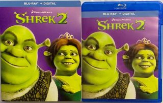 Dreamworks Shrek 2 Blu Ray,  Rare Oop Slipcover Sleeve World Buyit