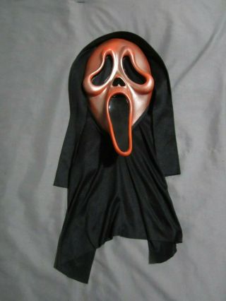 Ghost Face Mask Metallic Red Fearsome Faces Scream Fun World Fantastic Rare