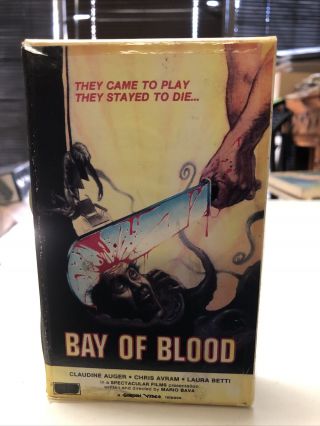 Cult Horror Bay Of Blood 1971 Rare Gorgon Video Beta Not Vhs Thriller Slasher