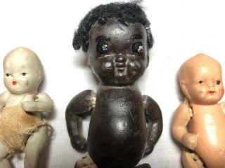 3 Small Vintage Bisque Baby Doll,  Made in Japan 2
