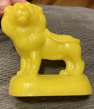 Mold A Rama Lion Brookfield Zoo Yellow Vintage Rare Color