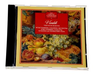 Vivaldi The Four Seasons Rare Classical Cd Album Complete Vg