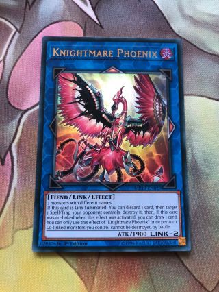 Mp19 - En027 Knightmare Phoenix Ultra Rare 1st Edition Yugioh