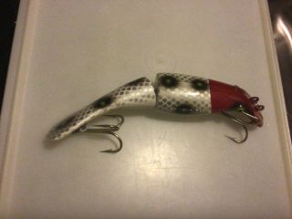 Vintage Drifter Tackle Co.  The Believer 6 Inch Red,  White Black Fishing Lure