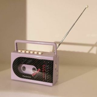 Vintage Panasonic Fm/am Radio Cassette Recorder For Radio Or Parts.