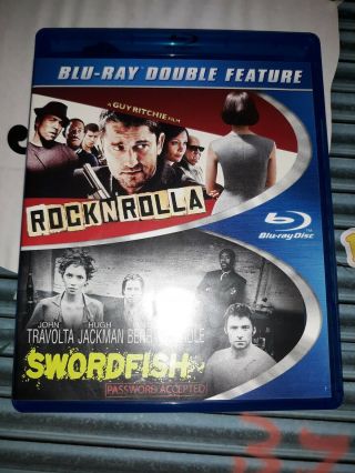 Rocknrolla / Swordfish Blu - Ray Double Feature Bluray Flawless Rare Oop
