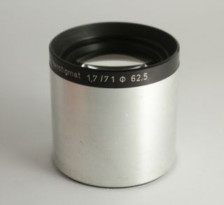 very rare Meopta Meostigmat F/1,  7 71mm Projection Lens bokeh Ф62,  5 Sn.  3002 2