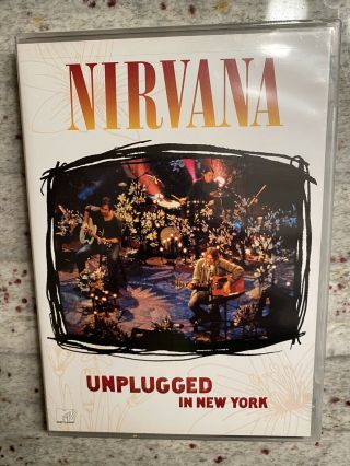 Nirvana Unplugged In York Dvd Rare 2007 Ny Nyc Geffen Records Rip