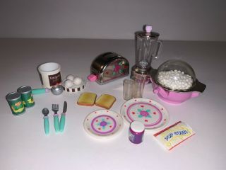 1995 Tyco Kitchen Littles Deluxe Appliance Set For Barbies