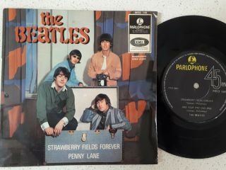 Ultra Rare Vinyl Ep 7 " The Beatles - Strawberry Fields Forever,  3 Israel