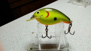 Rebel Bait Co " Wee R " Gray Scales @top Of Sides,  Blk Back,  Marked,  Exc.  Cond.