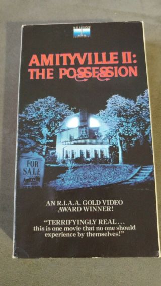 Amityville Ii The Possession Rare & Oop Horror Movie Embassy Home Video Vhs