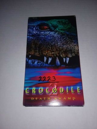 Crocodile 2: Death Swamp Vhs 2002 Black Water Rare Horror