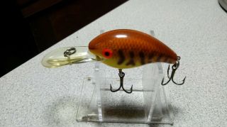 Rebel Bait Co " Deep Wee R " Chart/brown Back And Cd,  Sides,  Brn.  Scales On Sides