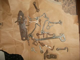 Antique Vintage Style Cast Iron&steel Door Hook Eye Lock Latch Hardware - Variety