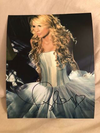 Taylor Swift Signed Autographed 8 X 10 Photo - Rare