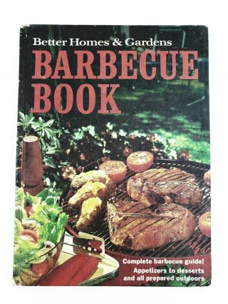Barbecue Book 1965 Better Homes And Gardens Recipes Vintage Grilling Bbq