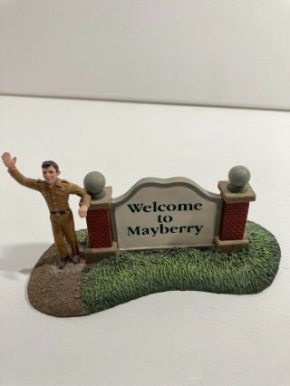 Rare Hawthorne Village Mayberry Andy Griffith “welcome To Mayberry” Set 1995