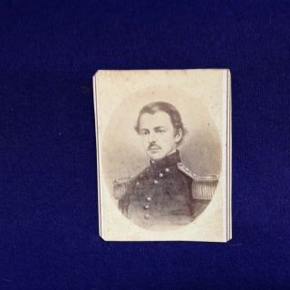 Rare Antique Cdv Civil War General John W Sprague Vicksburg Campaign