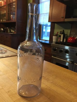 Bonnie Bros Louisville,  Kentucky Whiskey Bottle 11” Rare