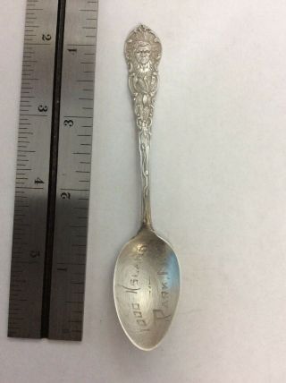 Vintage 1000 Island Park York Native American Sterling Silver Spoon 10.  3gram