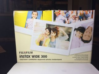 Rare Fujifilm Instax Wide 300 Instant Film Camera Limited White Edition