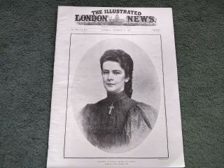 1898 Illustrated London News No 3100