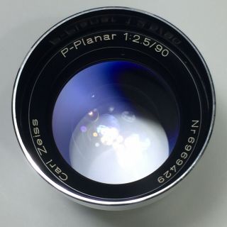 Carl Zeiss P - Planar 90mm F/2.  5 Projection Lens For Voigtlander Projector Ex Rare