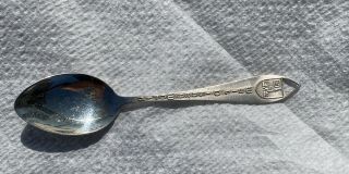 Vintage Sterling Silver Walt Disney World Souvenir Spoon - 4 1/4 