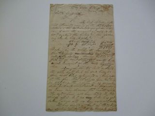 Antique American Document Signed Autograph 19th Century 1811 Eldred Jenkins