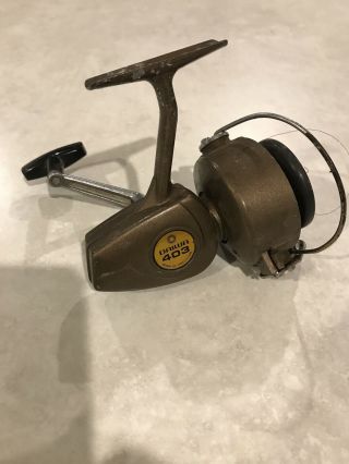 Vintage Daiwa 403 Spinning Reel In Vgc For Age,  Made In Korea